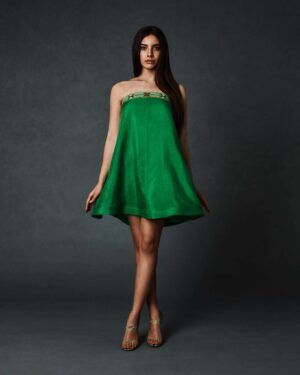 A-Line Strapless Dress