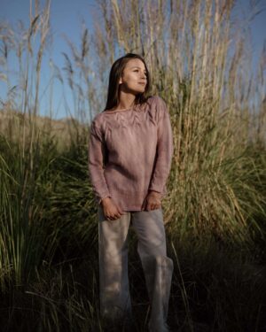 Braided Boat Neckline Knit Sweater