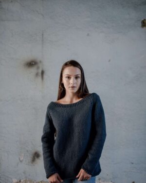 Off-Shoulder Knit Sweater