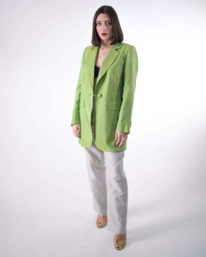 Light green oversized blazer