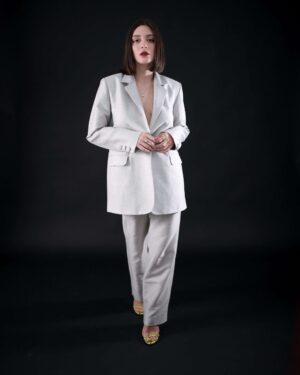 Light grey suit pants